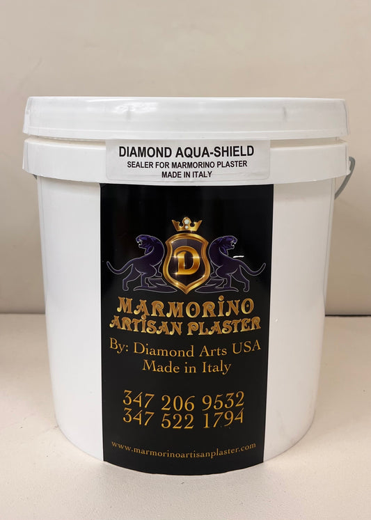 DIAMOND AQUA-SHIELD SEALER FOR MARMORINO PLASTER